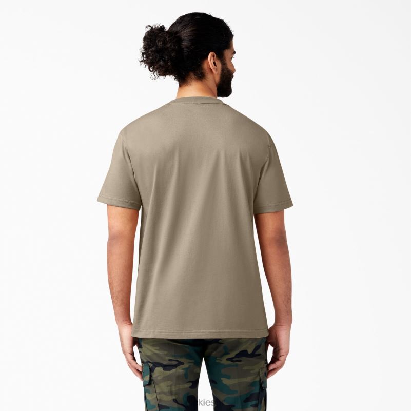 teškaška majica kratkih rukava muškarci Dickies pustinjski pijesak (ds) 6BPL6514 odjeća