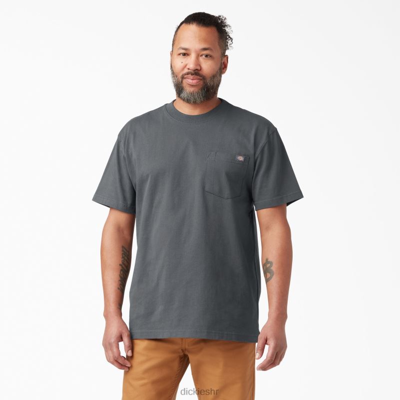 teškaška majica kratkih rukava muškarci Dickies ugljen siva (ch) 6BPL6511 odjeća