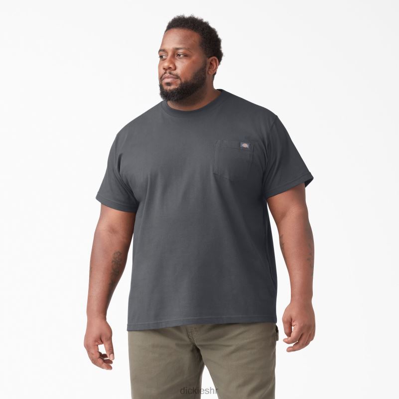 teškaška majica kratkih rukava muškarci Dickies ugljen siva (ch) 6BPL6511 odjeća