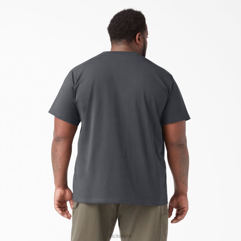 teškaška majica kratkih rukava muškarci Dickies ugljen siva (ch) 6BPL6511 odjeća