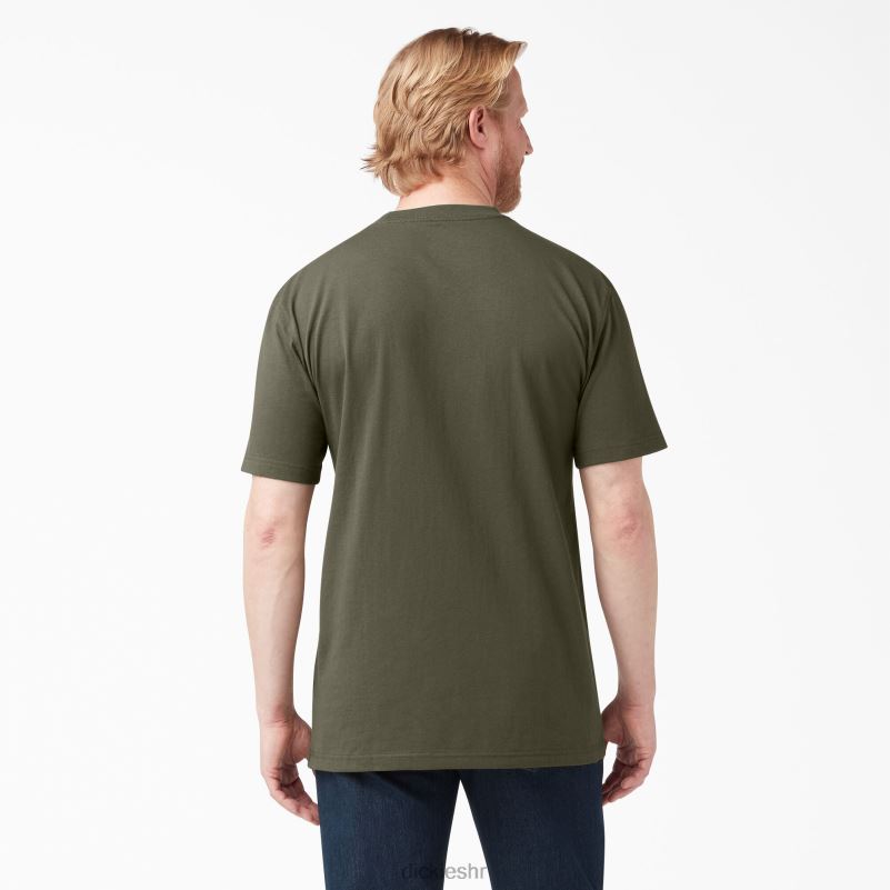 teškaška majica kratkih rukava muškarci Dickies vojno zelena (ml) 6BPL6519 odjeća