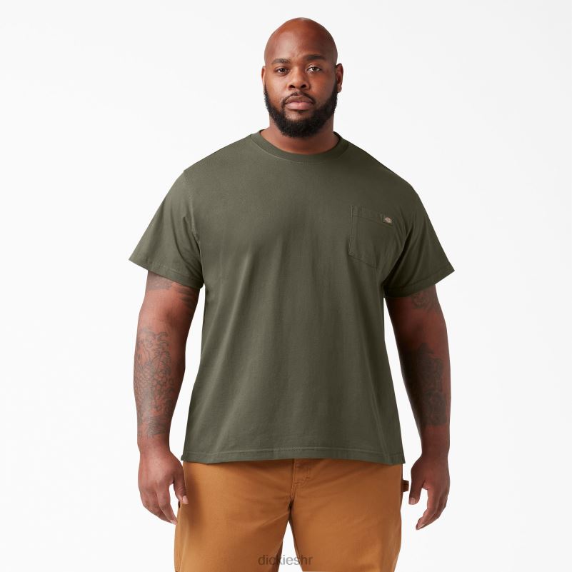 teškaška majica kratkih rukava muškarci Dickies vojno zelena (ml) 6BPL6519 odjeća
