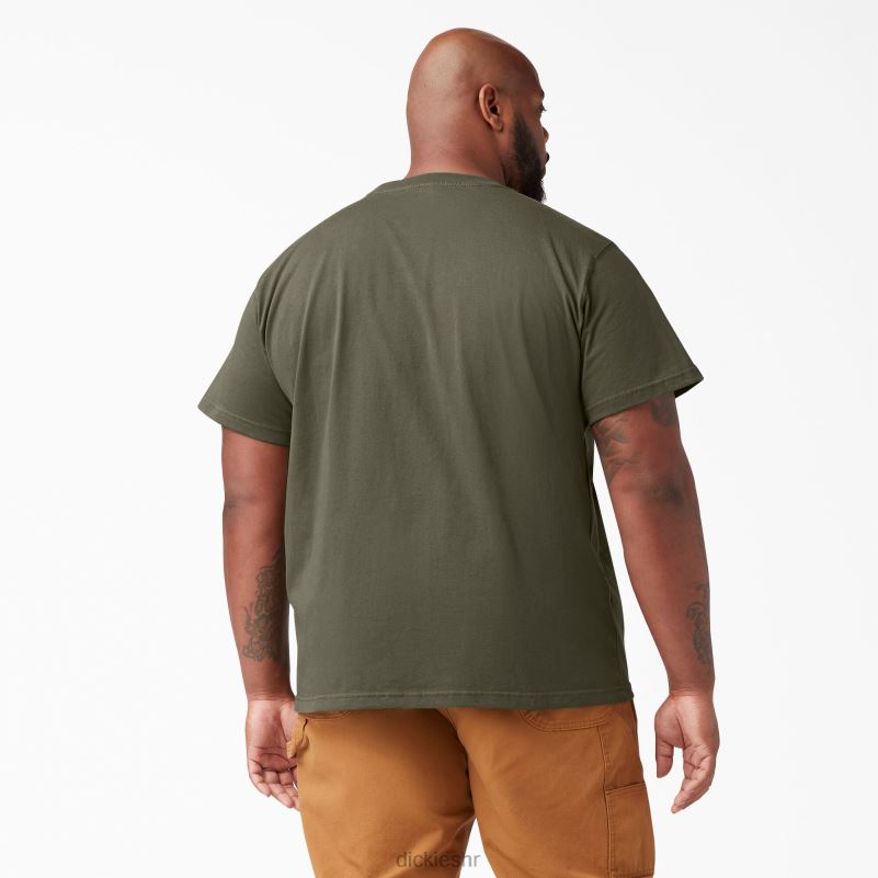 teškaška majica kratkih rukava muškarci Dickies vojno zelena (ml) 6BPL6519 odjeća