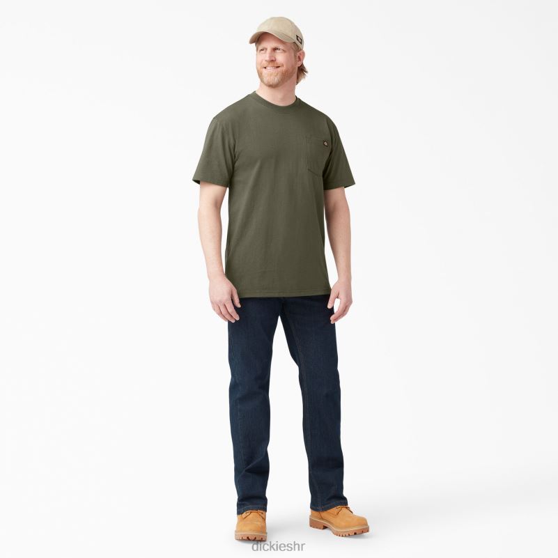 teškaška majica kratkih rukava muškarci Dickies vojno zelena (ml) 6BPL6519 odjeća