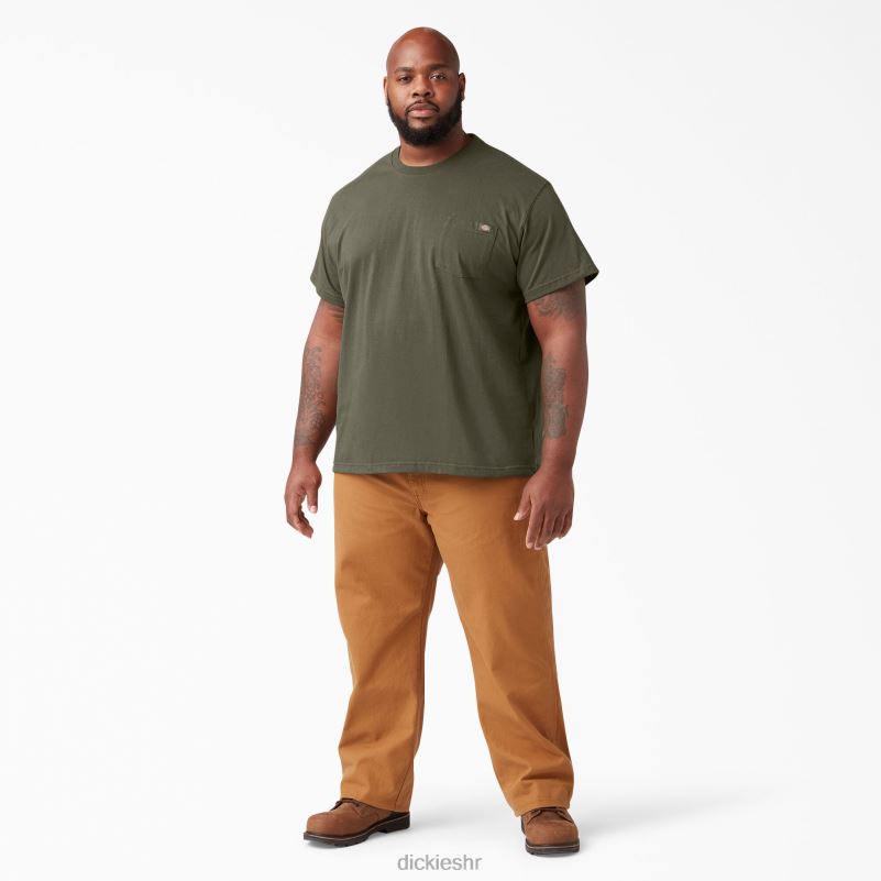 teškaška majica kratkih rukava muškarci Dickies vojno zelena (ml) 6BPL6519 odjeća