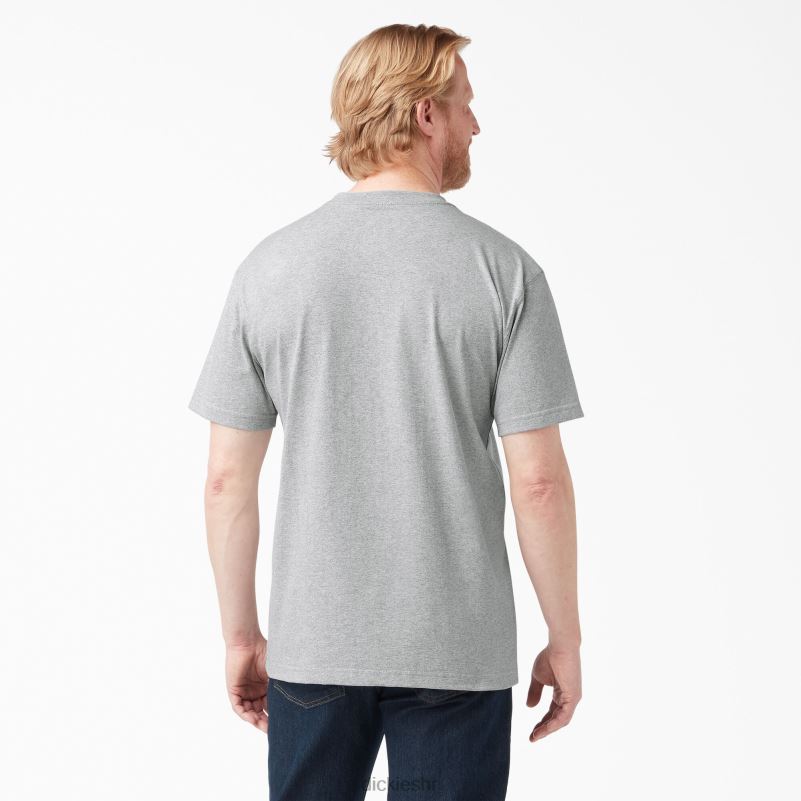 teškaška majica kratkih rukava muškarci Dickies vrijesak sivi (hg) 6BPL6517 odjeća
