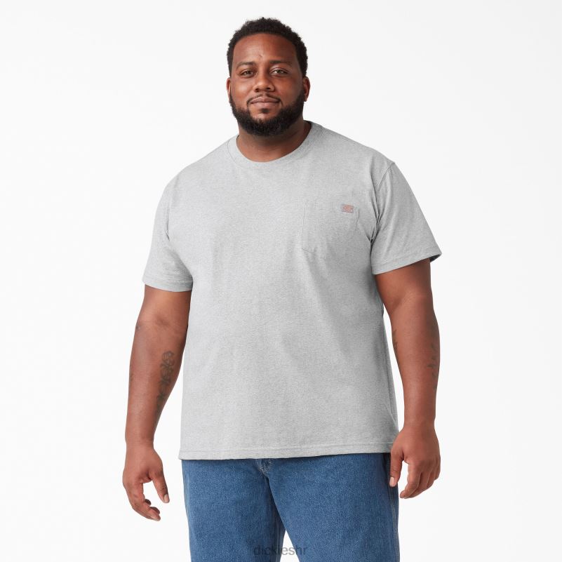 teškaška majica kratkih rukava muškarci Dickies vrijesak sivi (hg) 6BPL6517 odjeća