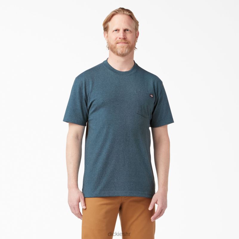 teška majica kratkih rukava s vrijeskom muškarci Dickies baltičko plava (pupoljak) 6BPL6525 odjeća