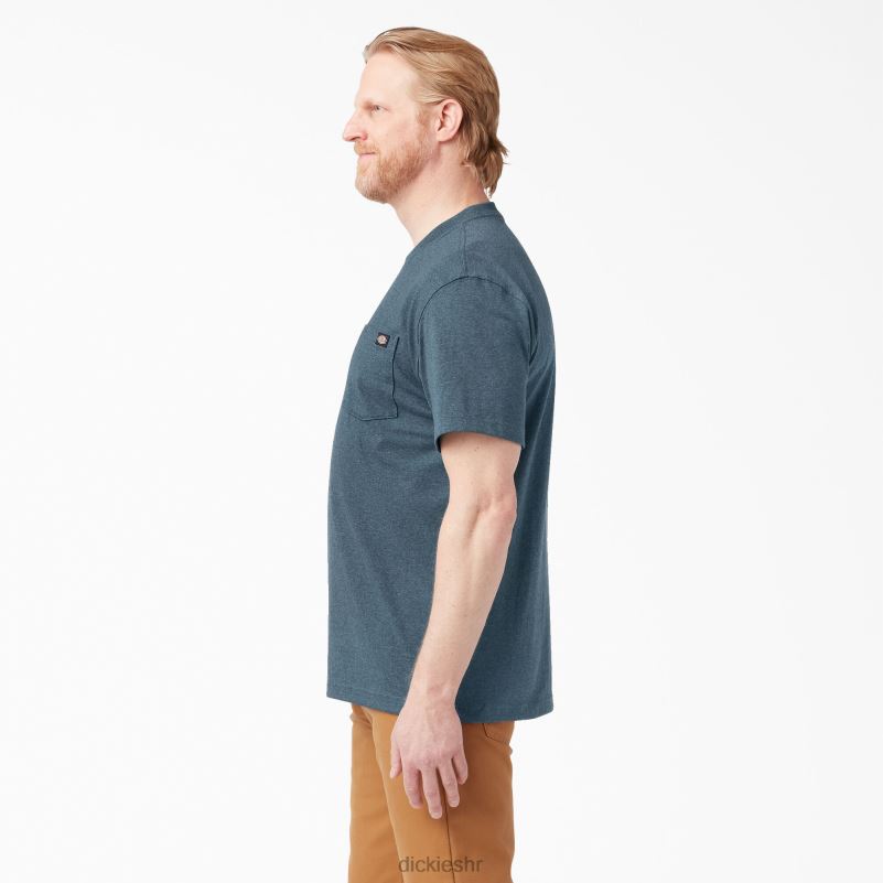 teška majica kratkih rukava s vrijeskom muškarci Dickies baltičko plava (pupoljak) 6BPL6525 odjeća