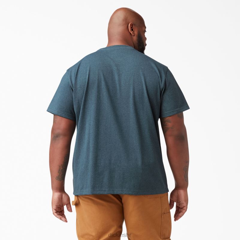 teška majica kratkih rukava s vrijeskom muškarci Dickies baltičko plava (pupoljak) 6BPL6525 odjeća