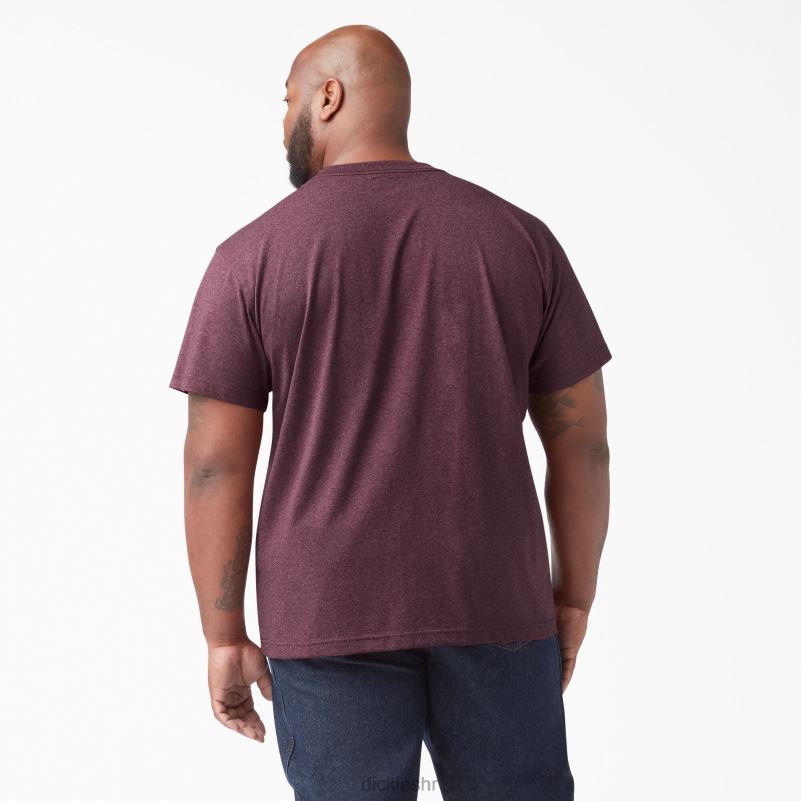 teška majica kratkih rukava s vrijeskom muškarci Dickies bordo (byd) 6BPL6526 odjeća
