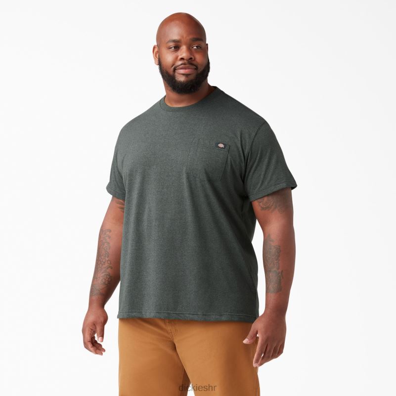 teška majica kratkih rukava s vrijeskom muškarci Dickies lovačko zeleno (ghh) 6BPL6531 odjeća