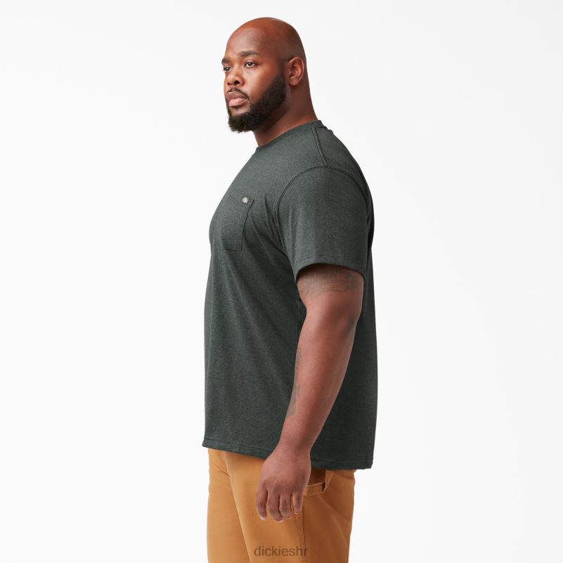 teška majica kratkih rukava s vrijeskom muškarci Dickies lovačko zeleno (ghh) 6BPL6531 odjeća