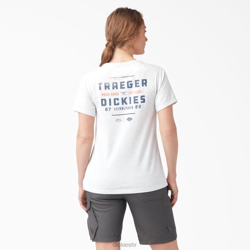 traeger ultimate grilling majica žene Dickies pepeljasto siva (ag) 6BPL62174 odjeća