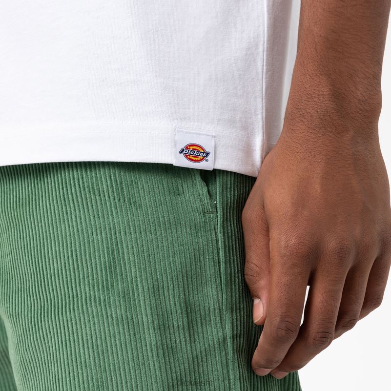 union springs majica kratkih rukava muškarci Dickies bijelo (wh) 6BPL6799 odjeća