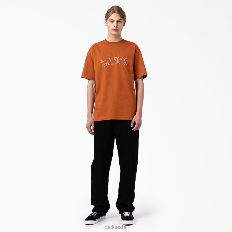 union springs majica kratkih rukava muškarci Dickies medenjak smeđi (tj.) 6BPL6798 odjeća