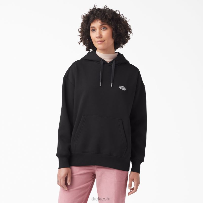 Summerdale majica s kapuljačom opuštenog kroja žene Dickies crna (kbk) 6BPL62357 odjeća