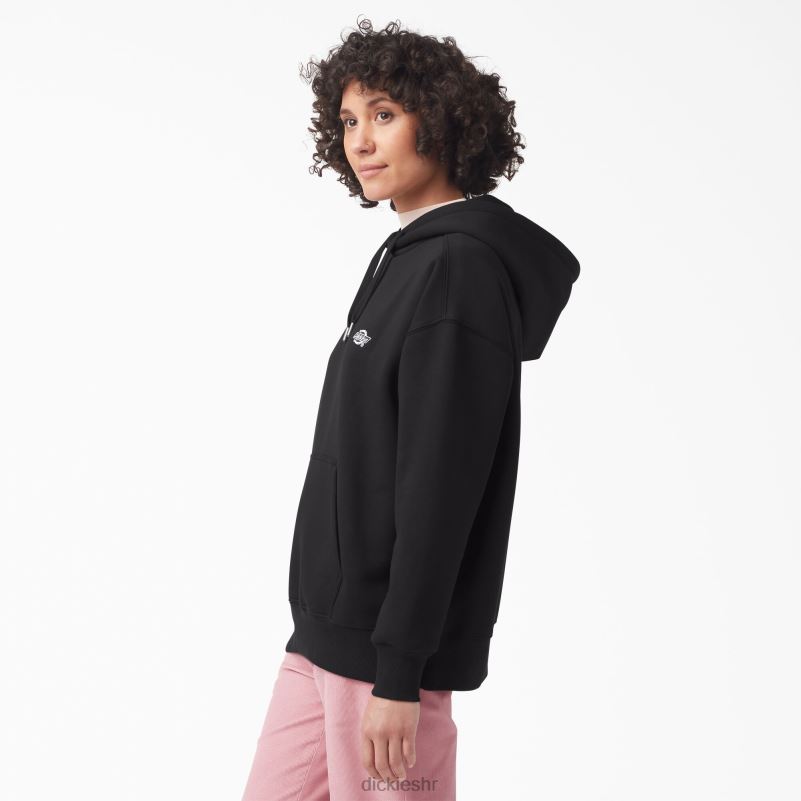 Summerdale majica s kapuljačom opuštenog kroja žene Dickies crna (kbk) 6BPL62357 odjeća