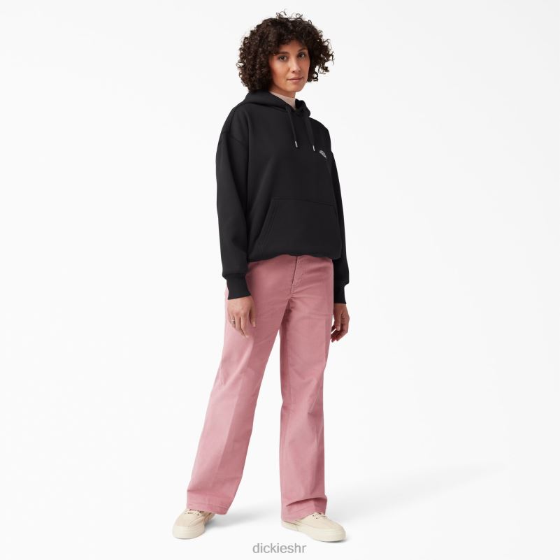 Summerdale majica s kapuljačom opuštenog kroja žene Dickies crna (kbk) 6BPL62357 odjeća