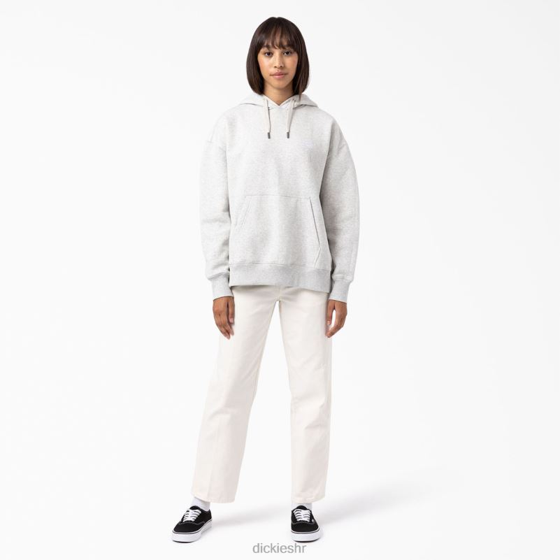 Summerdale majica s kapuljačom opuštenog kroja žene Dickies vrijesak sivi (hg) 6BPL62356 odjeća