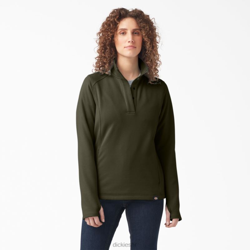 duratech maverick flis s poluzapinjanjem žene Dickies zelena mahovina (ms) 6BPL62362 odjeća