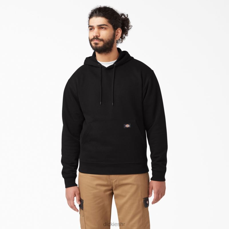 hoodie od flisa srednje težine muškarci Dickies crna (bk) 6BPL6982 odjeća