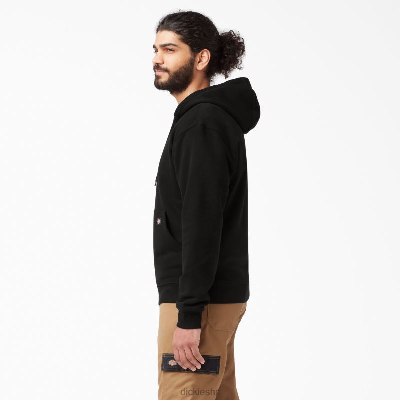 hoodie od flisa srednje težine muškarci Dickies crna (bk) 6BPL6982 odjeća