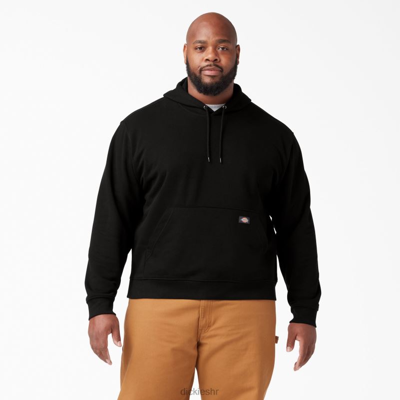 hoodie od flisa srednje težine muškarci Dickies crna (bk) 6BPL6982 odjeća