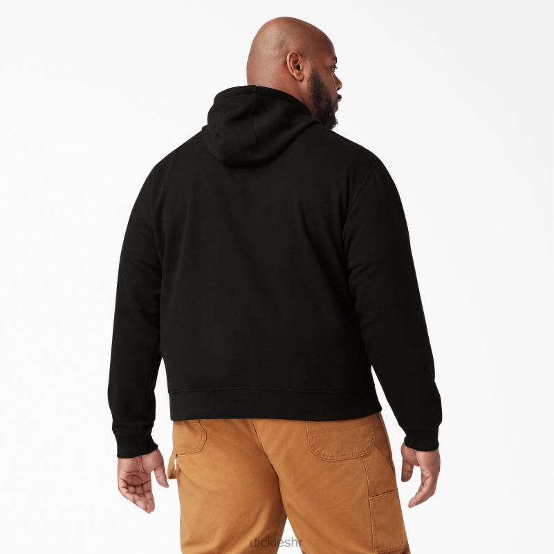 hoodie od flisa srednje težine muškarci Dickies crna (bk) 6BPL6982 odjeća