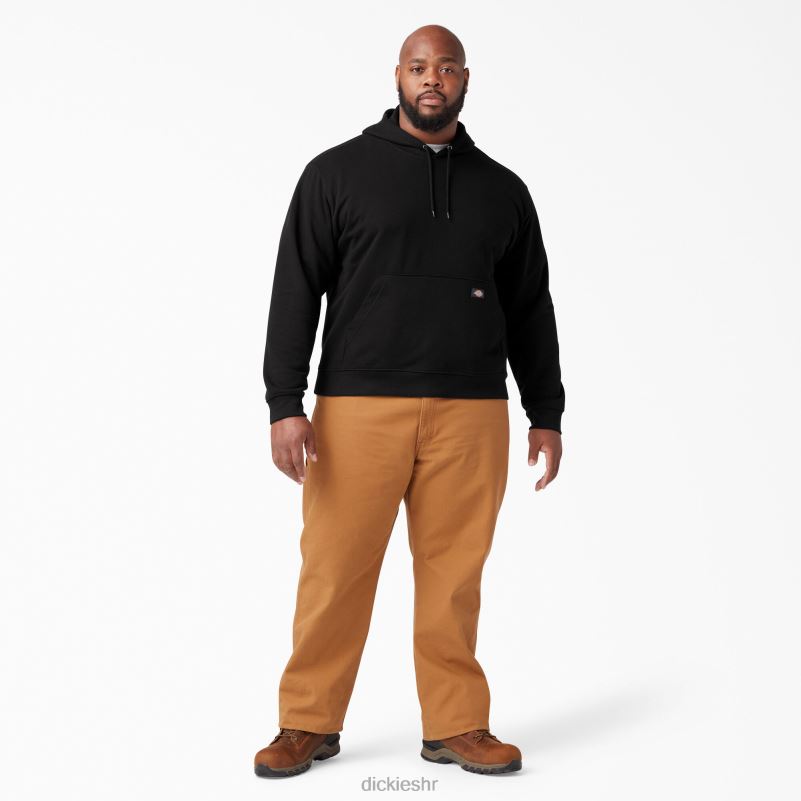 hoodie od flisa srednje težine muškarci Dickies crna (bk) 6BPL6982 odjeća