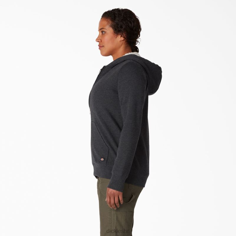 hoodie s kapuljačom od flisa s visokim florom žene Dickies crna (kbd) 6BPL62284 odjeća