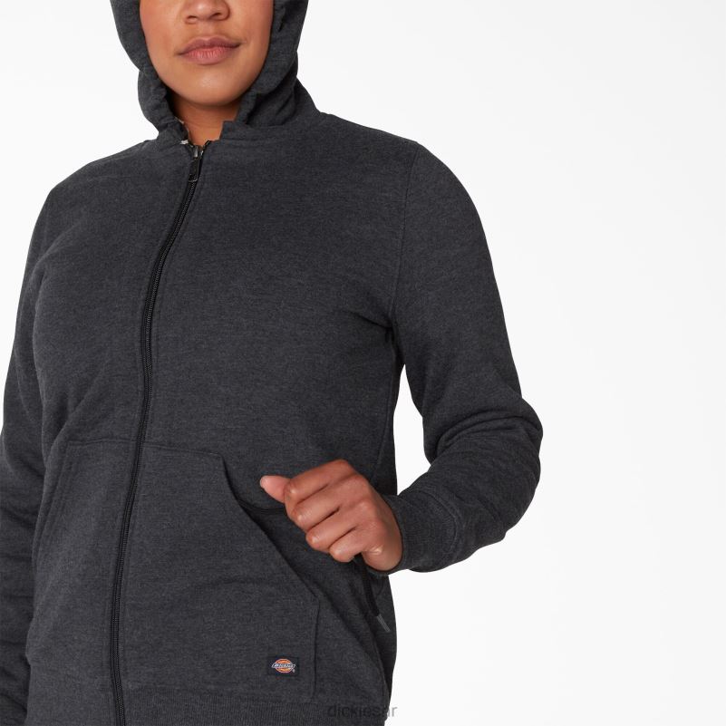 hoodie s kapuljačom od flisa s visokim florom žene Dickies crna (kbd) 6BPL62284 odjeća