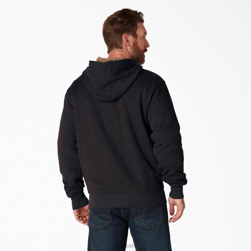 hoodie s kapuljačom s punim patentnim zatvaračem s visokom florom muškarci Dickies crna (kbk) 6BPL61013 odjeća