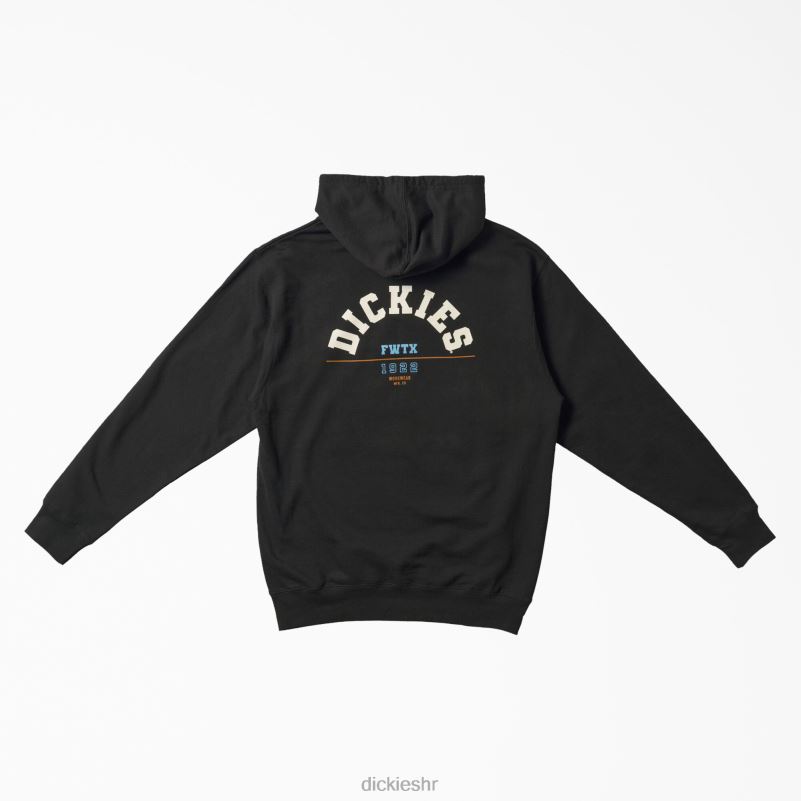 hoodie s kapuljačom s tvrđavom muškarci Dickies crna (bk) 6BPL61145 odjeća