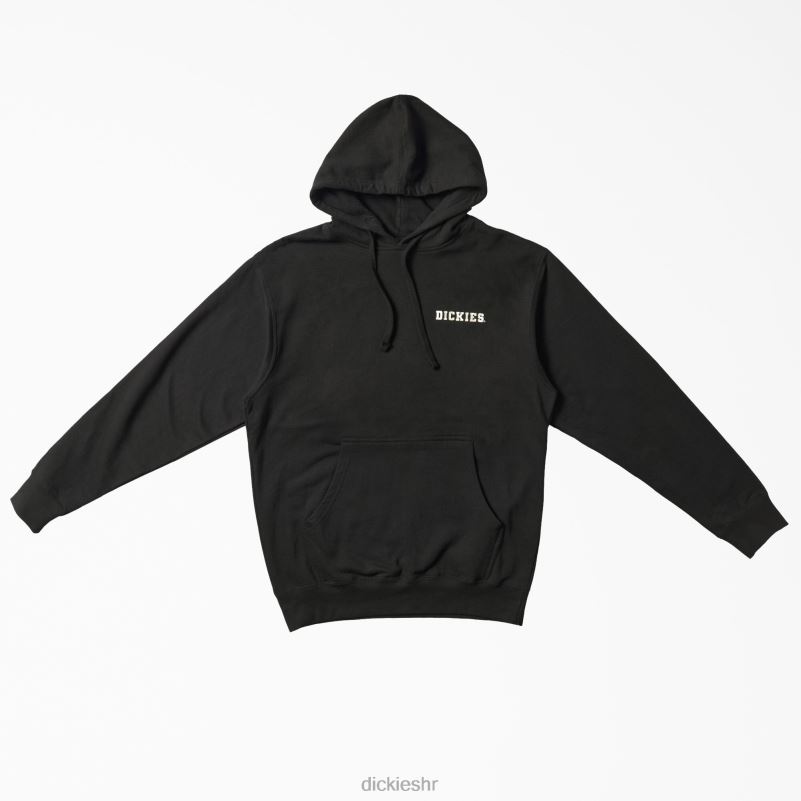 hoodie s kapuljačom s tvrđavom muškarci Dickies crna (bk) 6BPL61145 odjeća