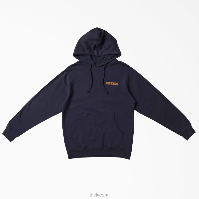 hoodie s kapuljačom s tvrđavom muškarci Dickies tamnoplava (nv) 6BPL61146 odjeća