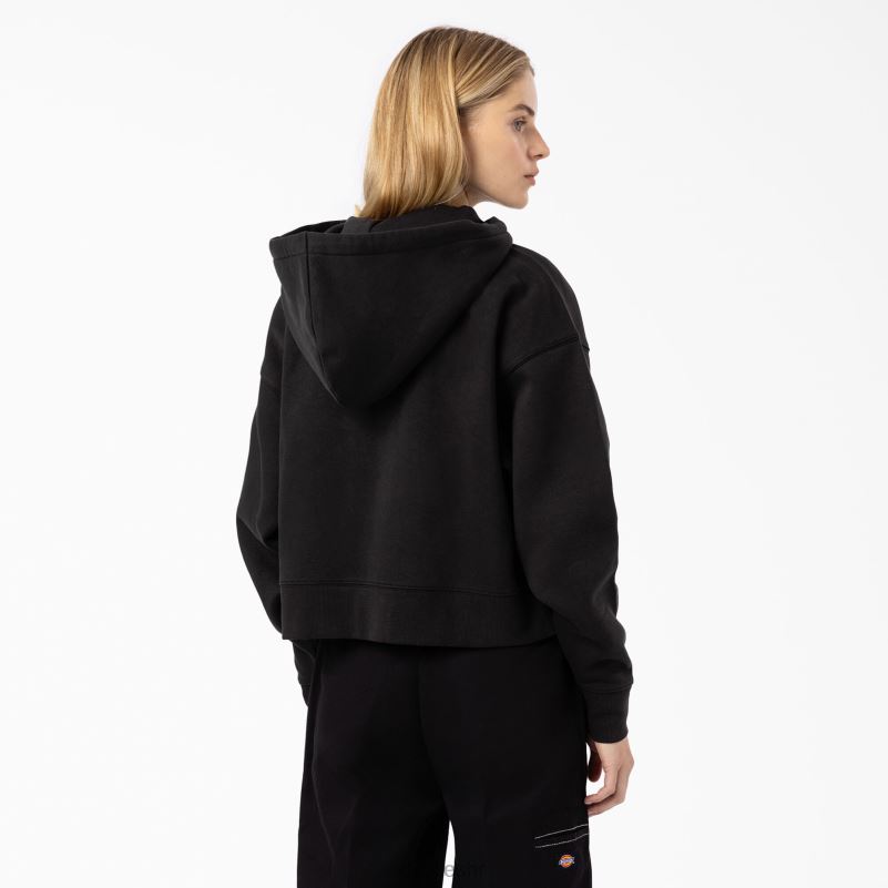 hrastova majica s patentnim zatvaračem žene Dickies crna (kbk) 6BPL62318 odjeća