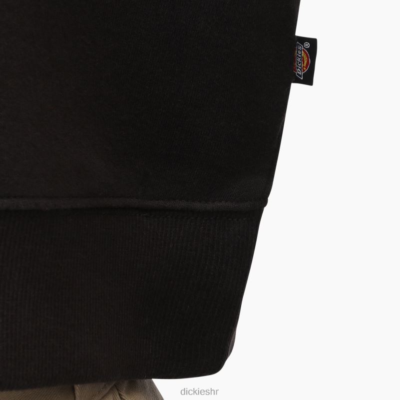 hrastova skraćena majica s kapuljačom žene Dickies crna (kbk) 6BPL62320 odjeća