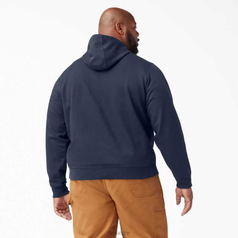 majica s kapuljačom od flisa s logotipom rukava muškarci Dickies tamnoplava (dn) 6BPL61148 odjeća