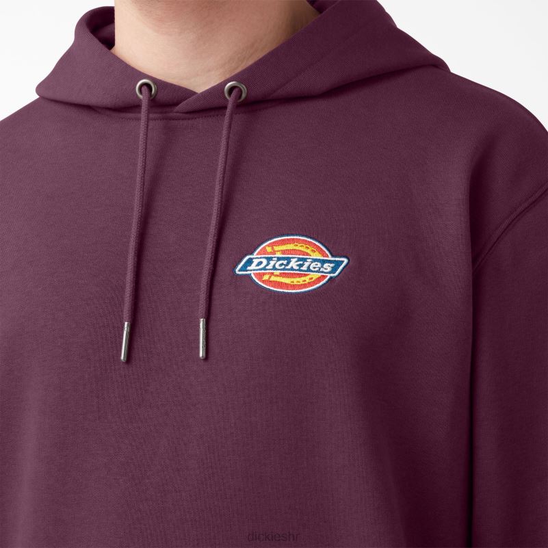 majica s kapuljačom s izvezenim logotipom na prsima muškarci Dickies redovito 6BPL61207 odjeća