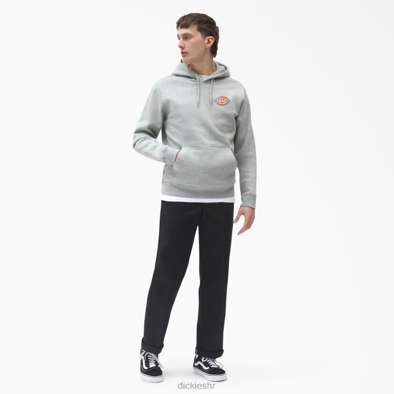 majica s kapuljačom s izvezenim logotipom na prsima muškarci Dickies redovito 6BPL61208 odjeća