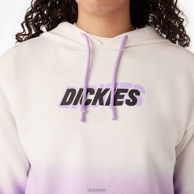 skraćena ombre majica s kapuljačom žene Dickies oblak/ljubičasta ružičasta boja (cud) 6BPL62335 odjeća