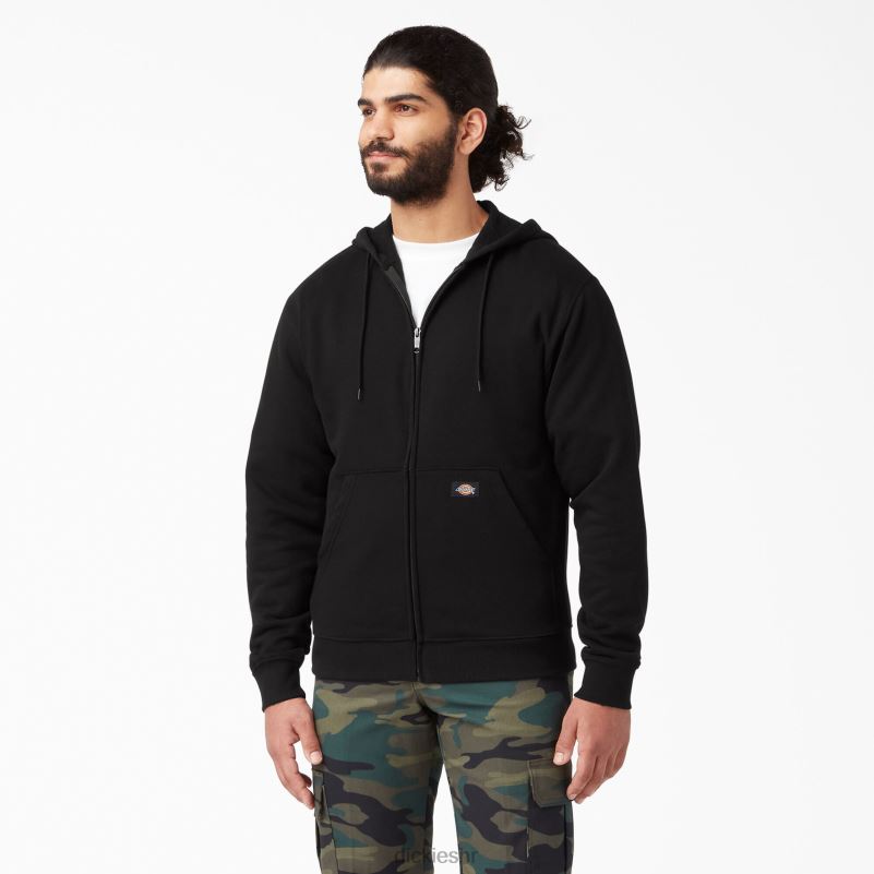srednje teška majica s kapuljačom od flisa muškarci Dickies crna (bk) 6BPL6978 odjeća