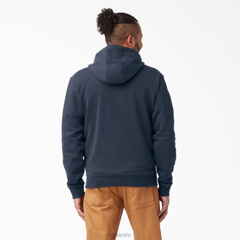 srednje teška majica s kapuljačom od flisa muškarci Dickies tamnoplava (dn) 6BPL6979 odjeća