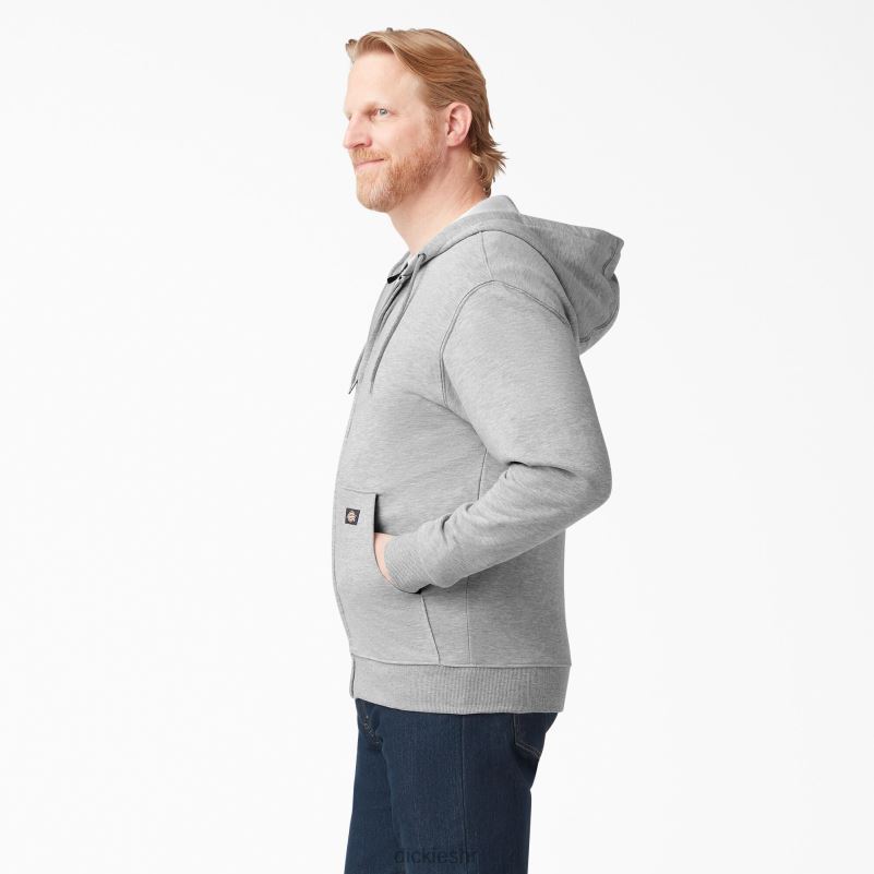 srednje teška majica s kapuljačom od flisa muškarci Dickies vrijesak sivi (hg) 6BPL6980 odjeća