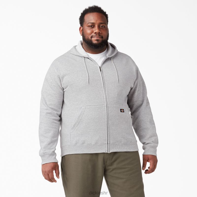 srednje teška majica s kapuljačom od flisa muškarci Dickies vrijesak sivi (hg) 6BPL6980 odjeća