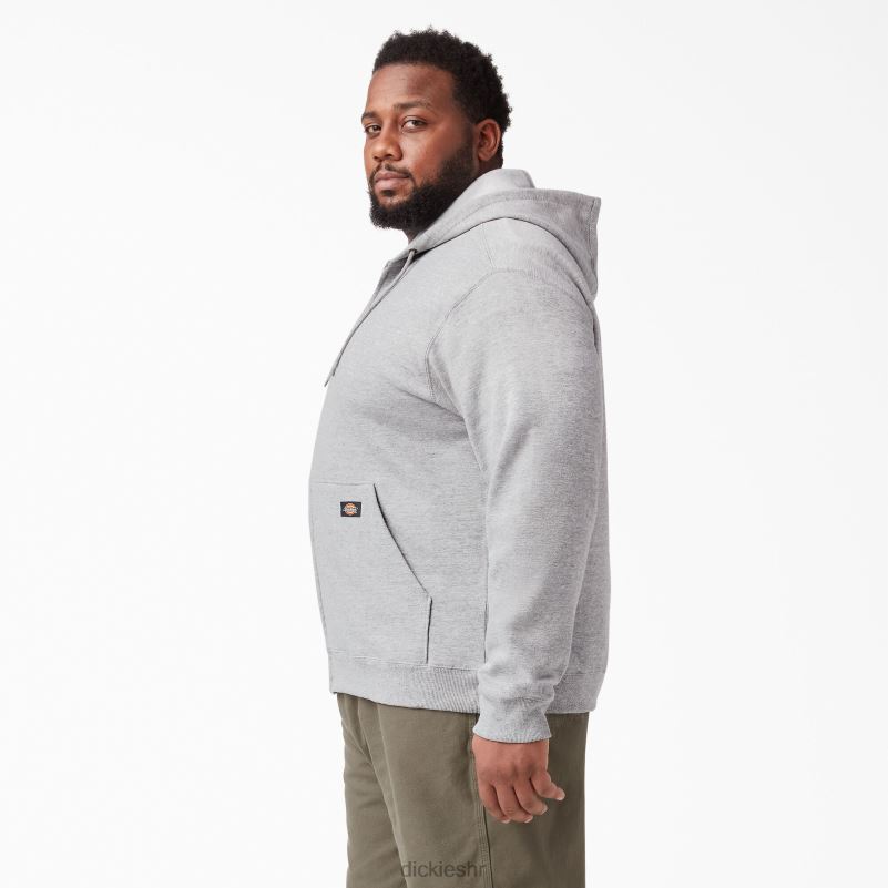 srednje teška majica s kapuljačom od flisa muškarci Dickies vrijesak sivi (hg) 6BPL6980 odjeća