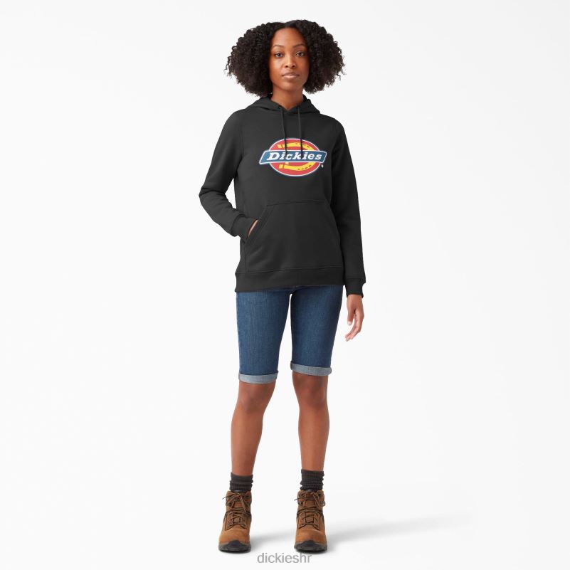 teški pulover s logotipom žene Dickies crna (kbk) 6BPL62330 odjeća