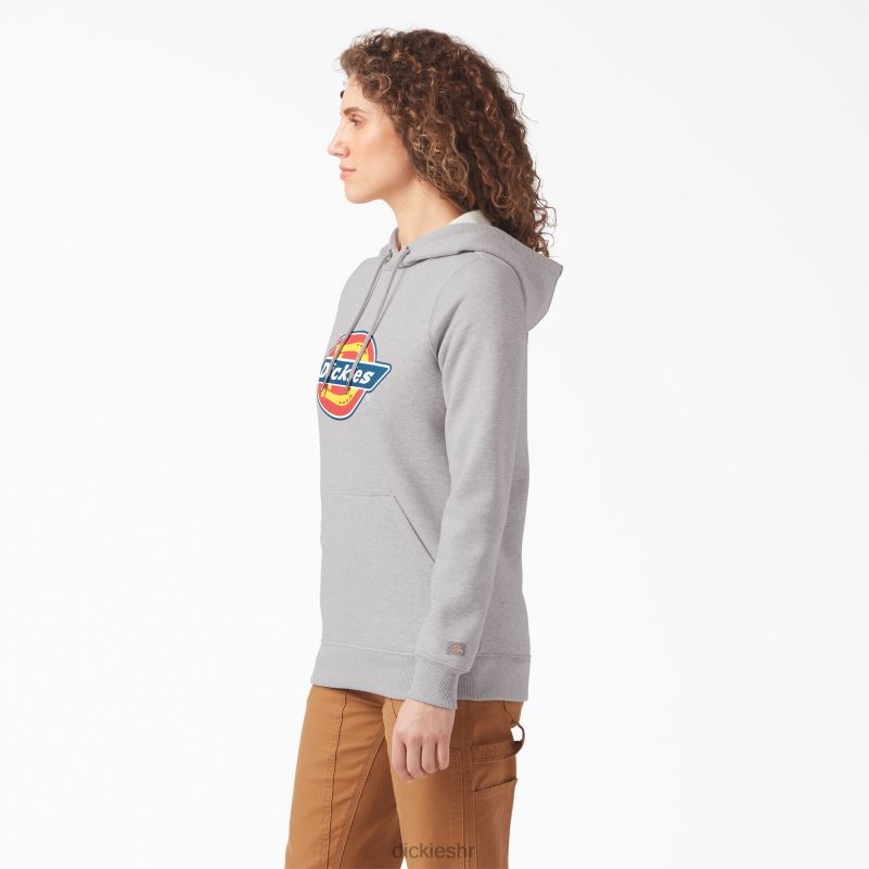 teški pulover s logotipom žene Dickies vrijesak sivi (hg) 6BPL62329 odjeća
