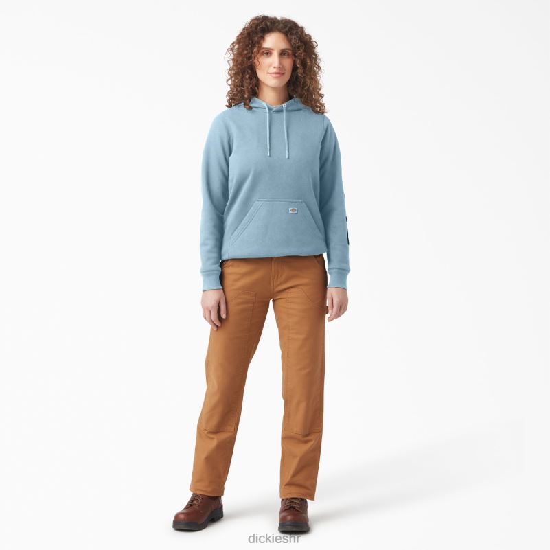 teški pulover s rukavima s logotipom žene Dickies čisto plava (eu) 6BPL62304 odjeća